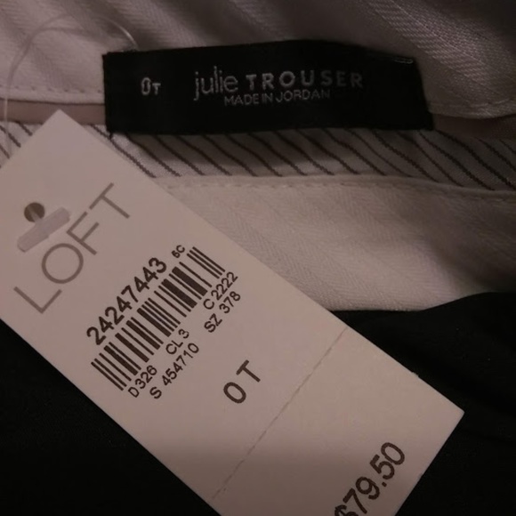 NWT Loft Black Julie Trouser - Picture 4 of 4